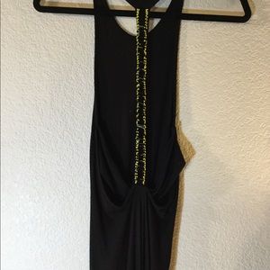 Black backless Guess maxi dress